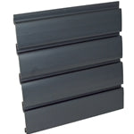 HandiWall 48 in. Slatwall Wall Organization Panels (Case) Graphite