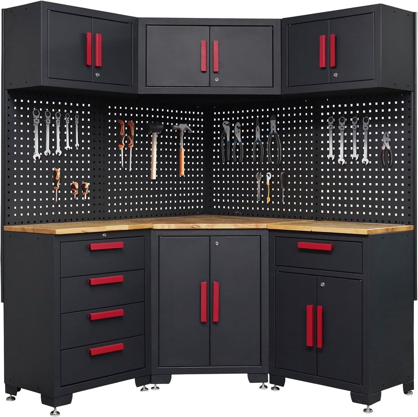 Heavy-Duty Garage Storage Cabinet System
