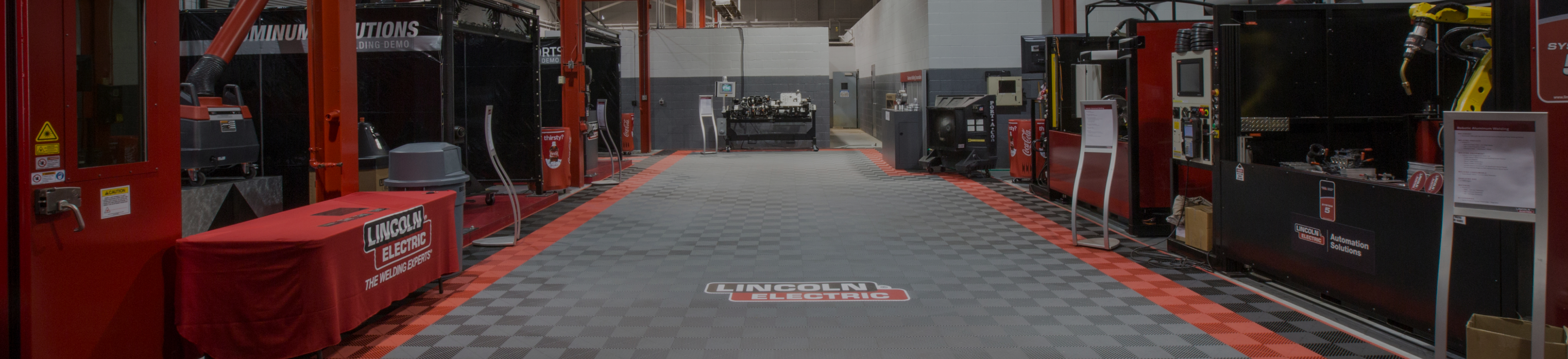Grid Garage team and flooring