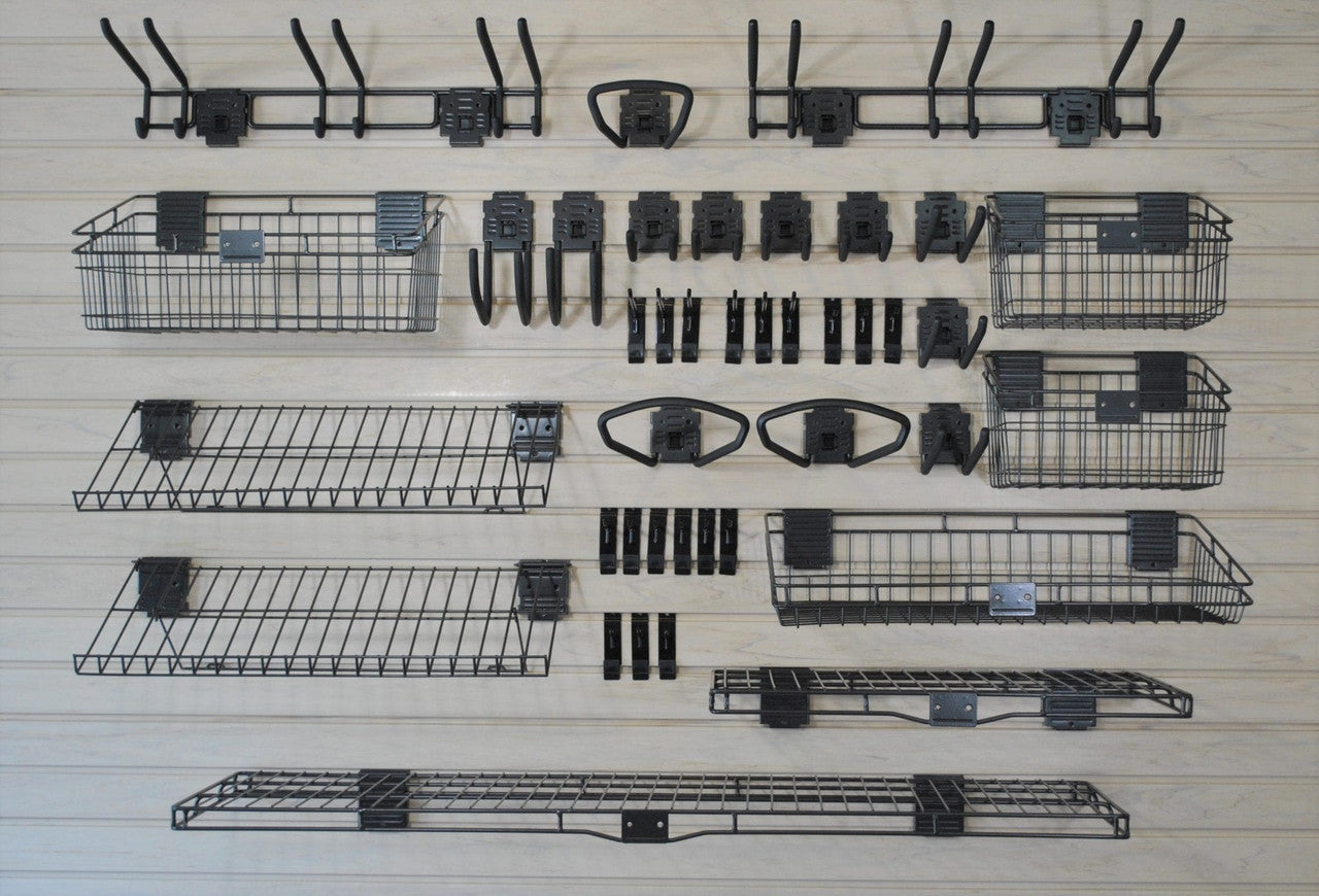 HandiWall Deluxe Accessory Kit With Locks (46 Piece Kit)