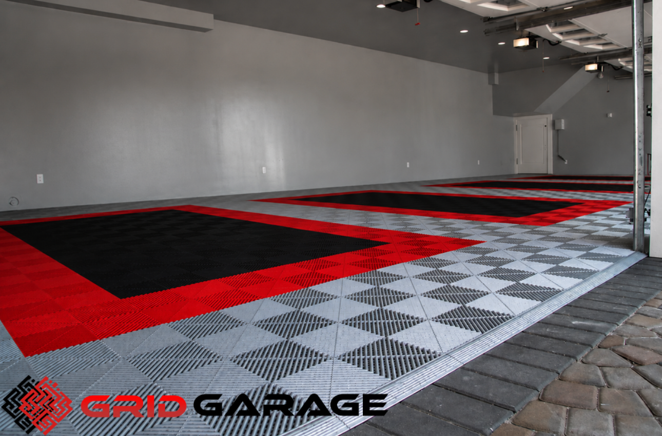 showing garage floor coating project details and finished installation