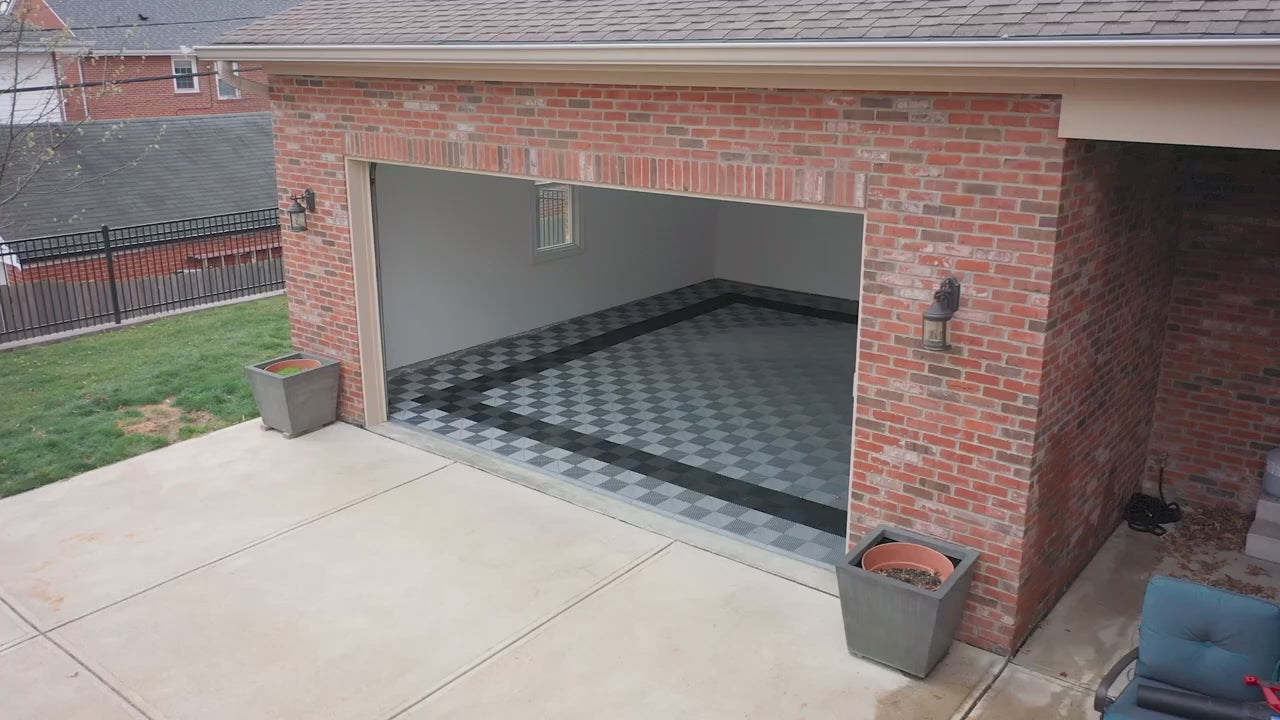 Grid Garage Flooring